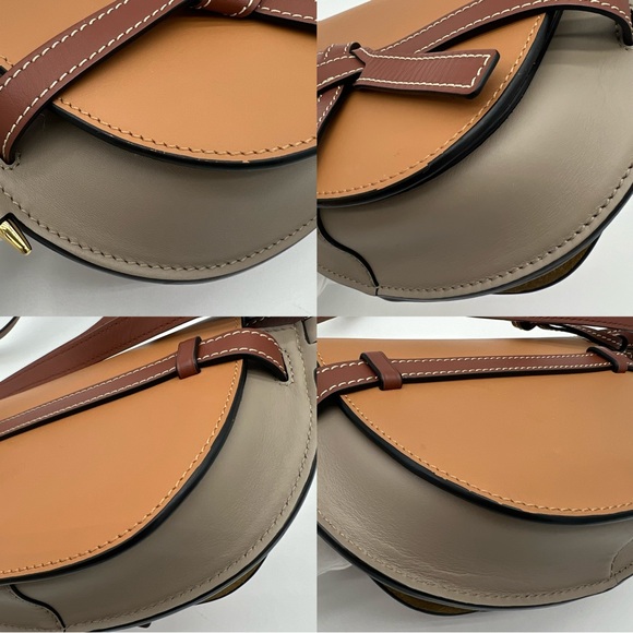 Authentic Loewe mini Gate dual bag in tricolors - Picture 10 of 16